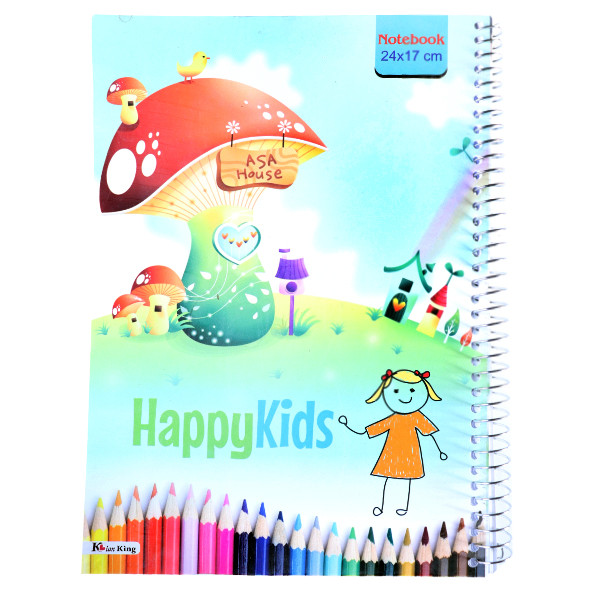 دفتر شطرنجی مدل Happy