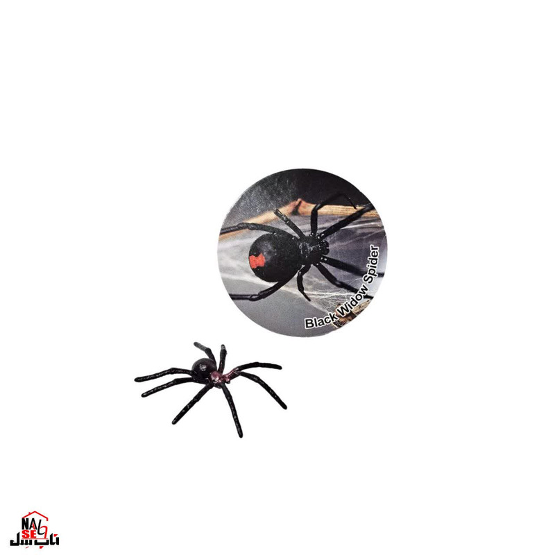 فیگور ناب سل مدل عنکبوت سیاه BLACK WIDOW SPIDER ارتفاع 2 سانتی متر