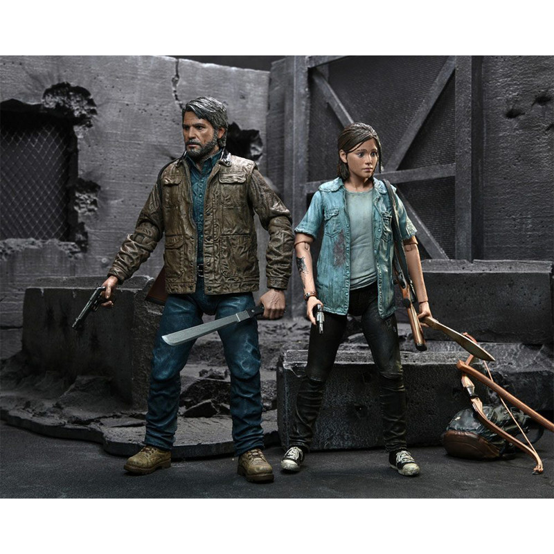 اکشن فیگور نکا مدل لست اف آس جوئل و الی طرح Last Of Us 2 Joel and Ellie مجموعه 2 عددی