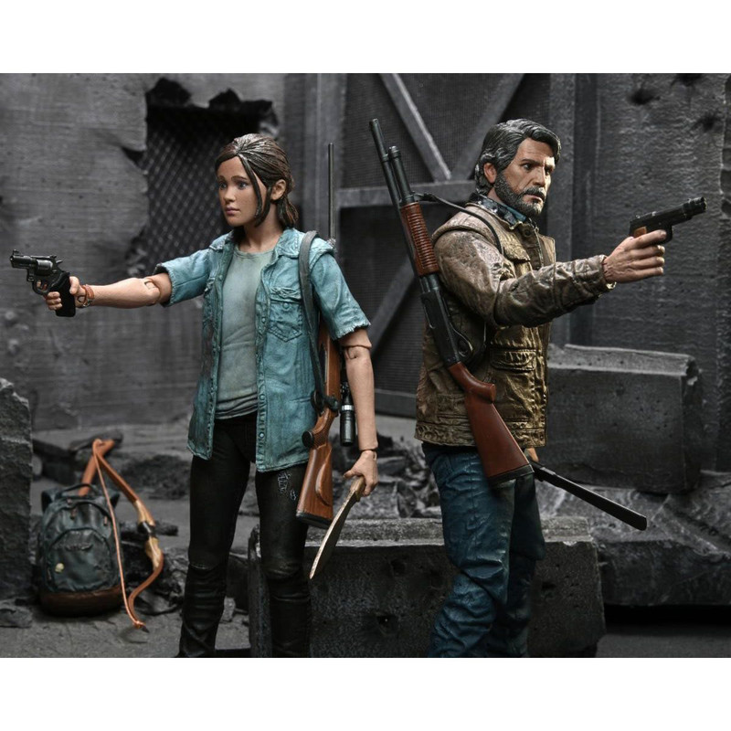 اکشن فیگور نکا مدل لست اف آس جوئل و الی طرح Last Of Us 2 Joel and Ellie مجموعه 2 عددی