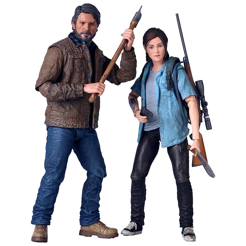 اکشن فیگور نکا مدل لست اف آس جوئل و الی طرح Last Of Us 2 Joel and Ellie مجموعه 2 عددی