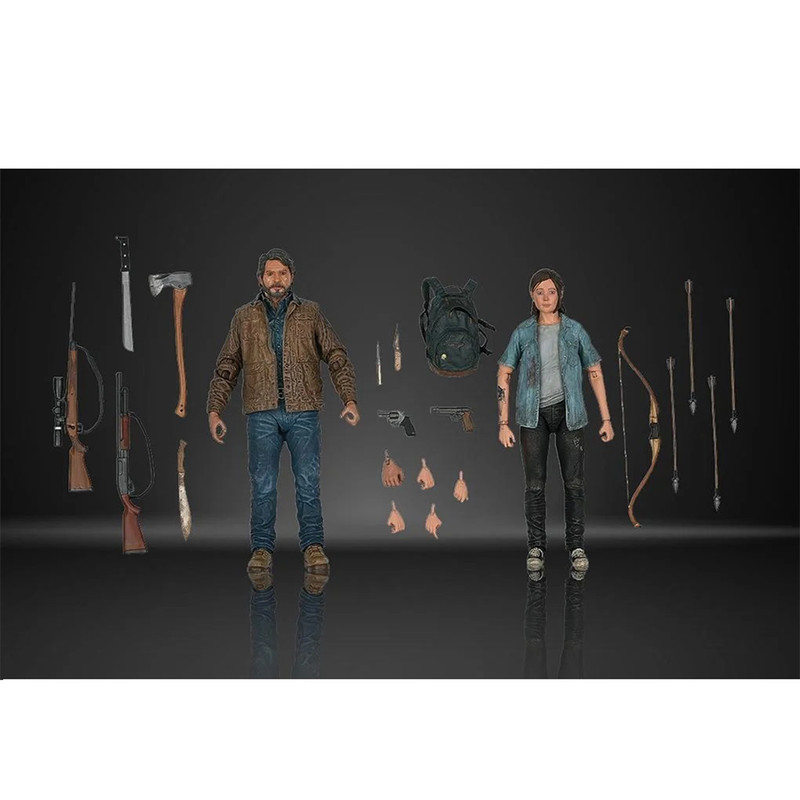 اکشن فیگور نکا مدل لست اف آس جوئل و الی طرح Last Of Us 2 Joel and Ellie مجموعه 2 عددی