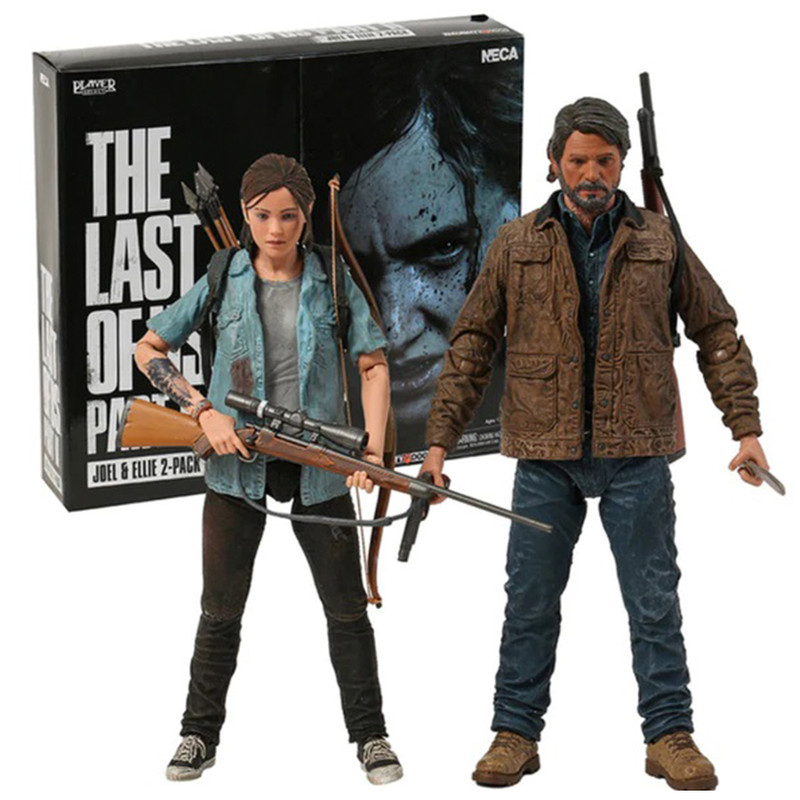 اکشن فیگور نکا مدل لست اف آس جوئل و الی طرح Last Of Us 2 Joel and Ellie مجموعه 2 عددی