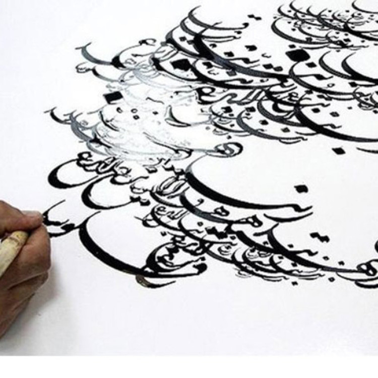 دفتر خوشنویسی مات مستر راد طرح نستعلیق مدل فیوری کد fiory 1718
