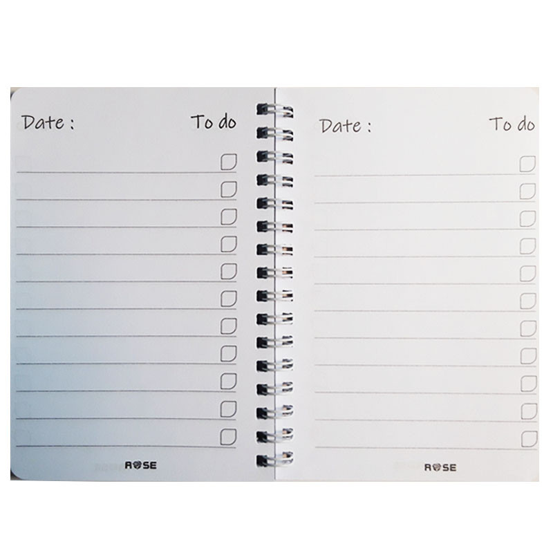 دفترچه یادداشت 60 برگ رز مدل TO DO LIST طرح خیال