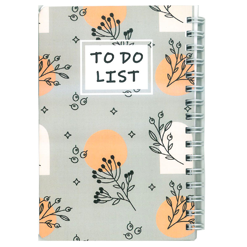 دفترچه یادداشت 60 برگ رز مدل TO DO LIST طرح جوانه