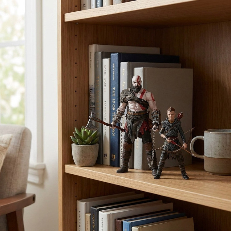 اکشن فیگور نکا مدل Kratos and Atreus
