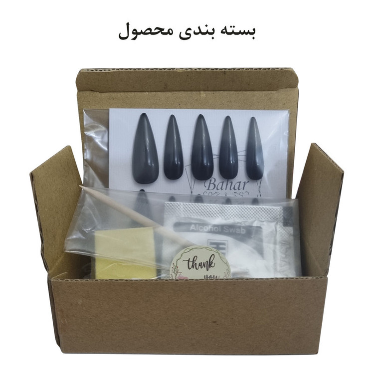 ناخن مصنوعی مدل ساده کد 43 بسته 10 عددی