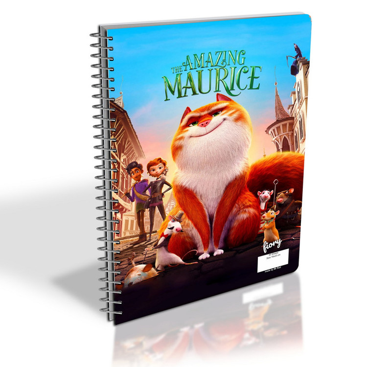 دفتر نقاشی 40 برگ مستر راد مدل موریس شگفت انگیز طرح amazing maurice کد fiory 2797