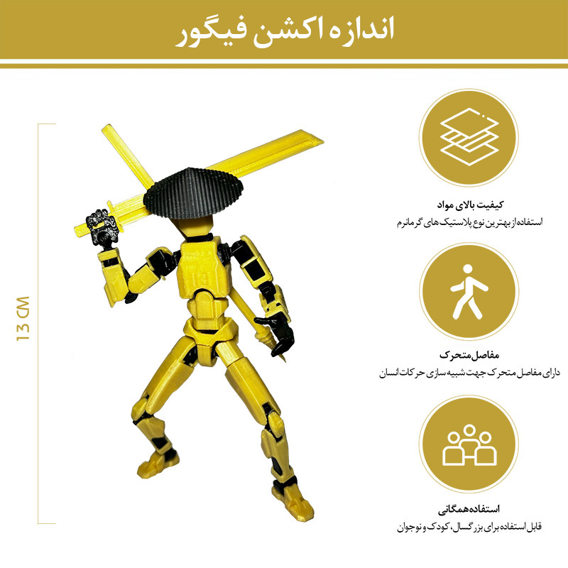 اکشن فیگور لاکی 13 مدل Dummy 13 کد S13