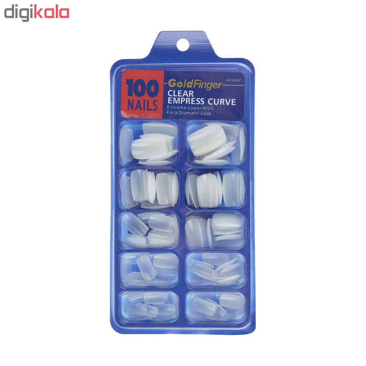 ناخن مصنوعی گلد فینگر مدل 9532T بسته 100 عددی