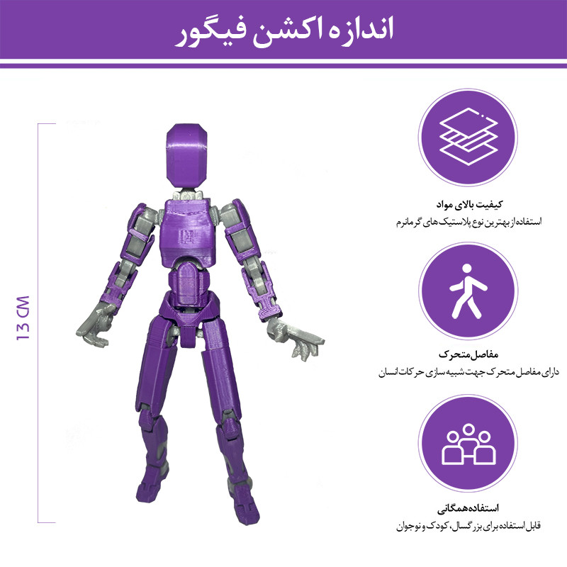 اکشن فیگور لاکی 13 مدل Dummy 13 کد PW13