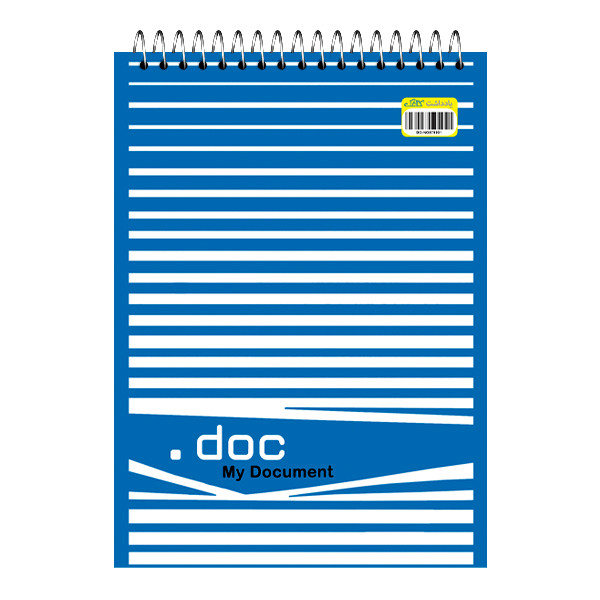 دفتر یادداشت کاغک طرح Microsoft Word کد 06