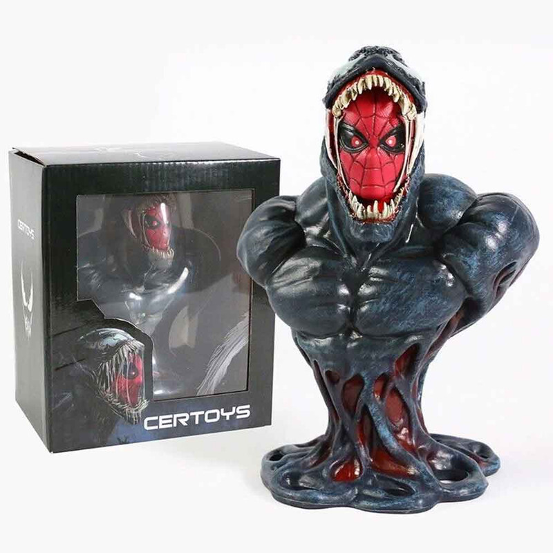 فیگور مدل نیم تنه ونوم اسپایدر طرح Venom Spiderman Certoys