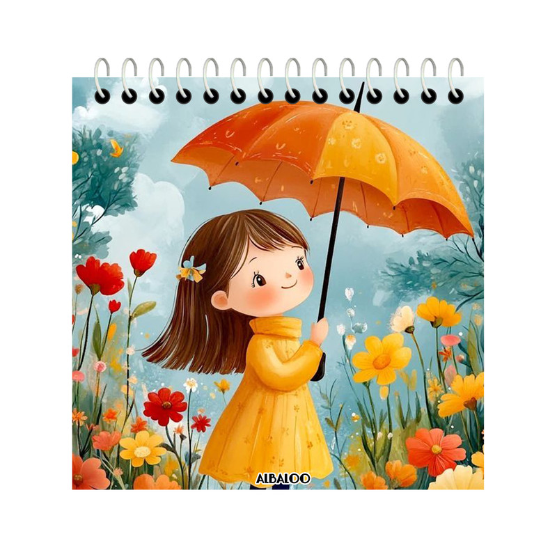 دفترچه یادداشت 50 برگ آلبالو مدل دخترانه فانتزی کد 4063