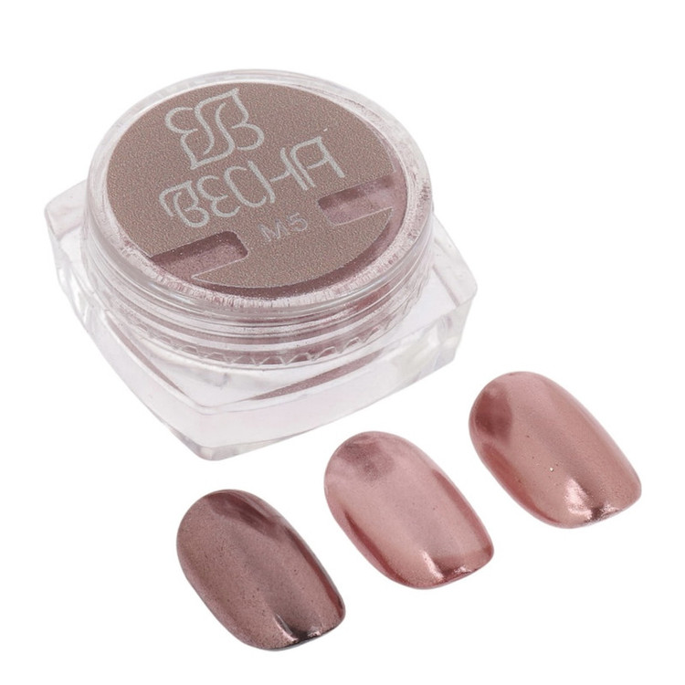 پودر کروم ناخن وسنا مدل Metallic Mirror کد M5