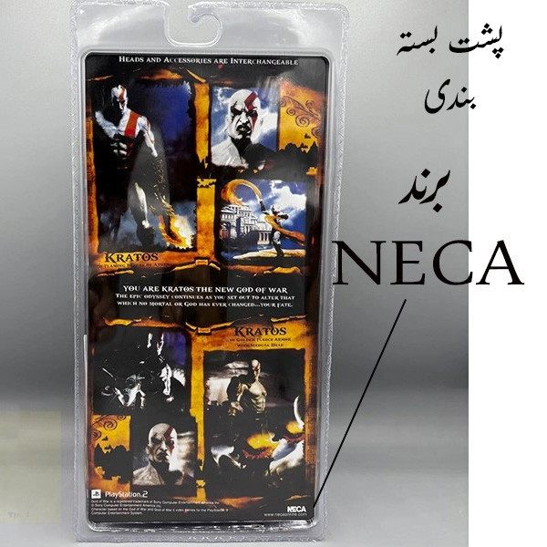فیگور نکا طرح God of war kratos کد 49301 ارتفاع 20 سانتیمتر
