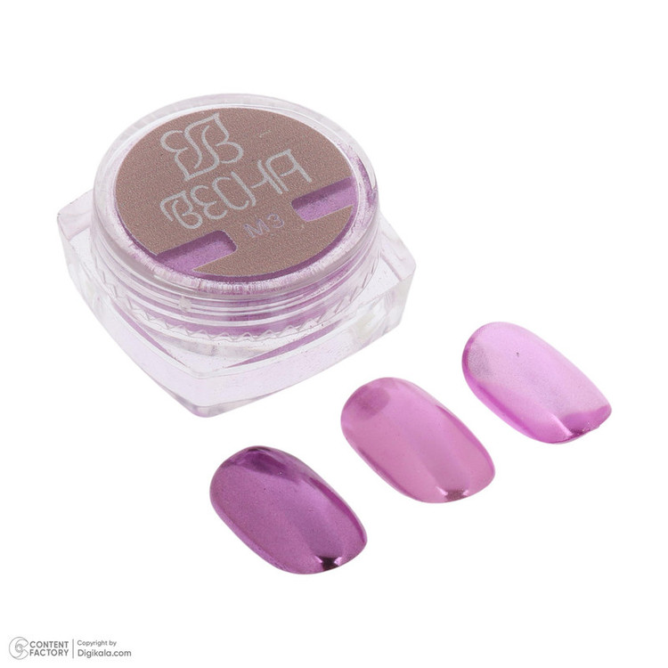 پودر کروم ناخن بچا مدل Metallic Mirror بسته 9 عددی