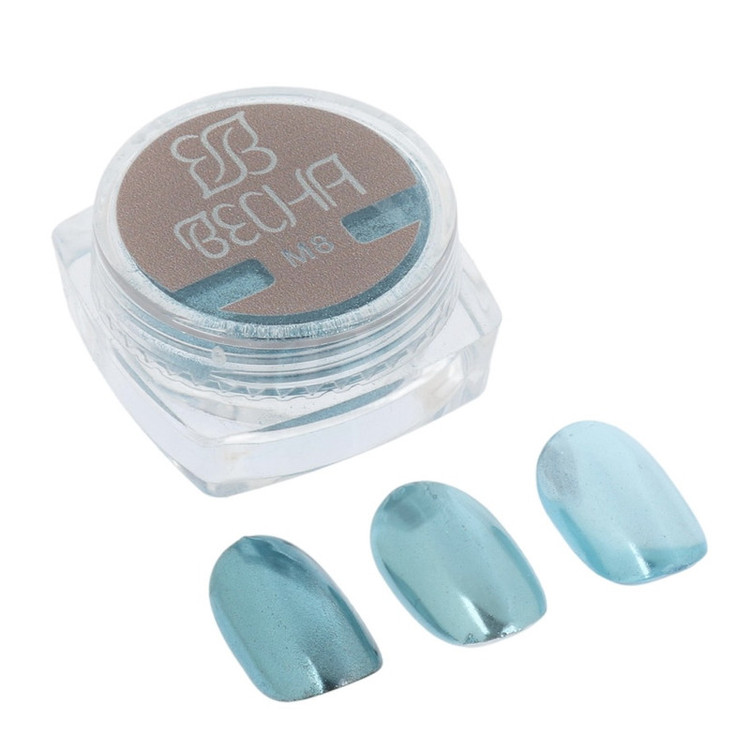 پودر کروم ناخن وسنا مدل Metallic Mirror کد M8
