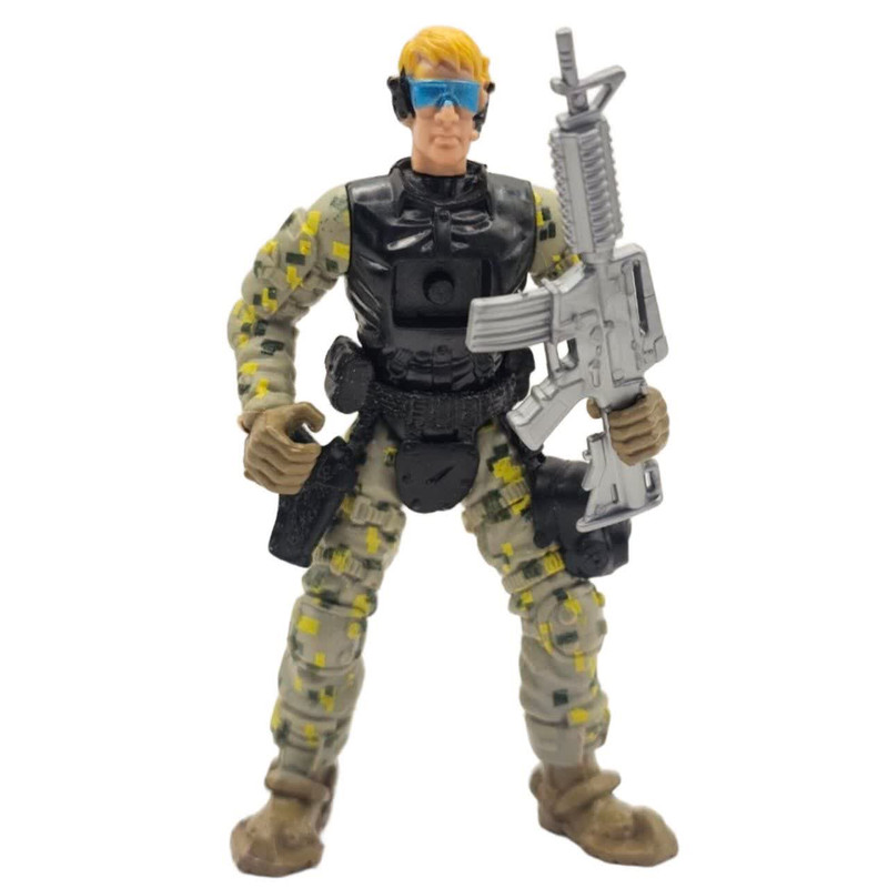 فیگور ناب سل مدل سرباز تفنگدار کد SPECIALFORCES NAAB004 ارتفاع 10 سانتی‌متر