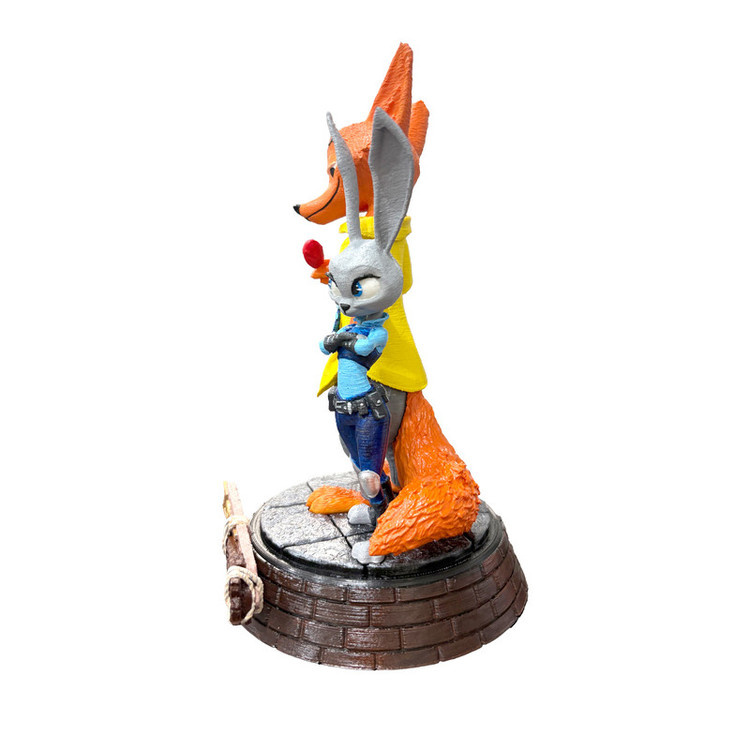 فیگور مدل انیمیشن زوتوپیا طرح Nick و Judy ارتفاع 22 سانتی متر