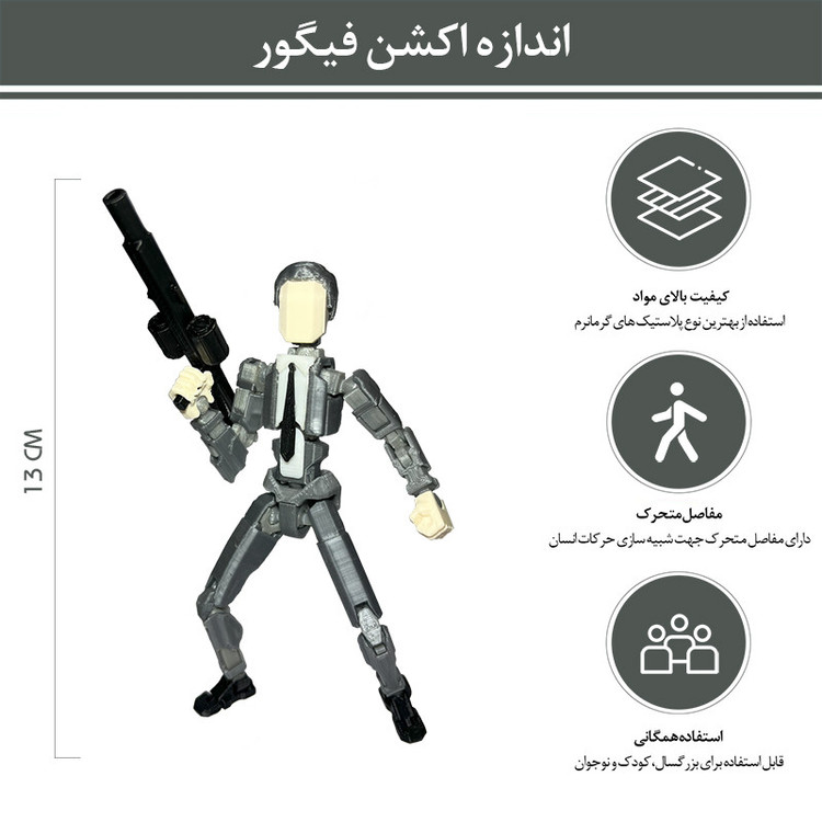 اکشن فیگور مدل Dummy 13 طرح جیمز باند