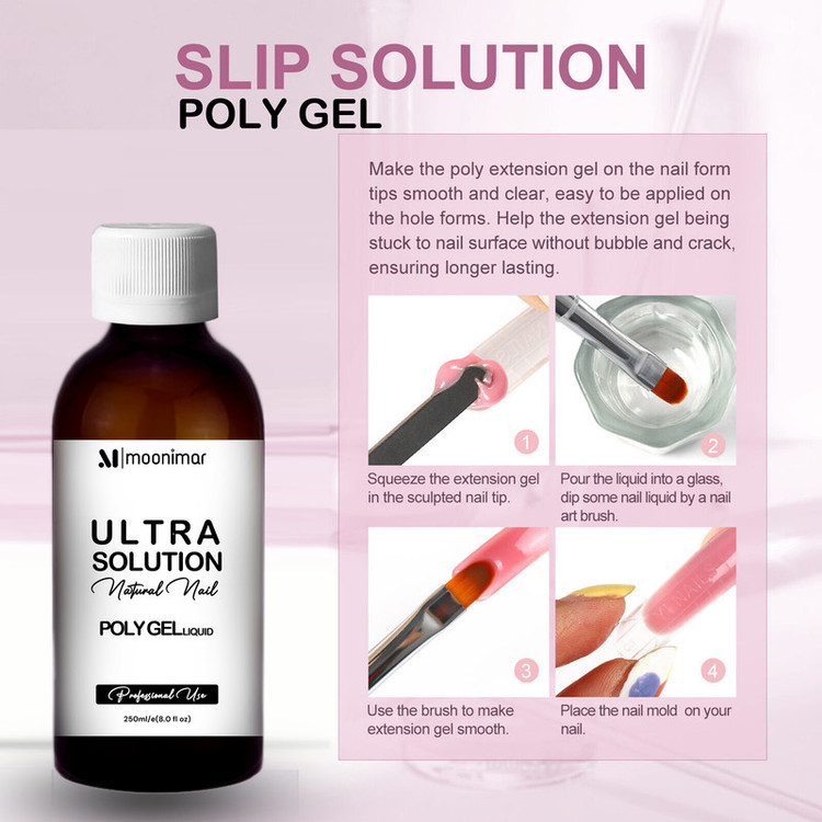 محلول کاشت پلی ژل مونیمار مدل Ultra Solutin حجم 250 میلی لیتر