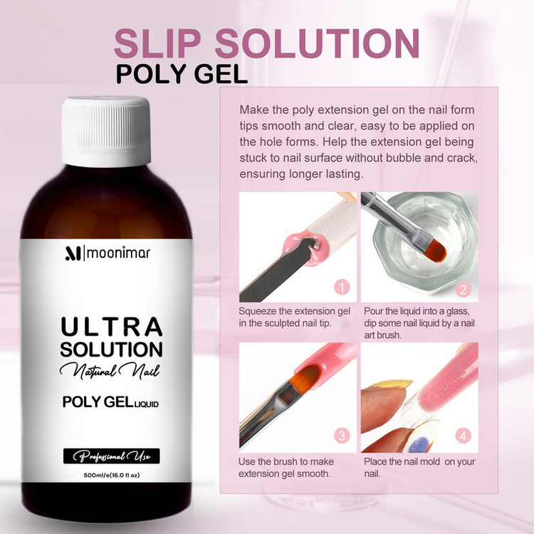 محلول کاشت پلی ژل مونیمار مدل Ultra Solutin حجم 500 میلی لیتر