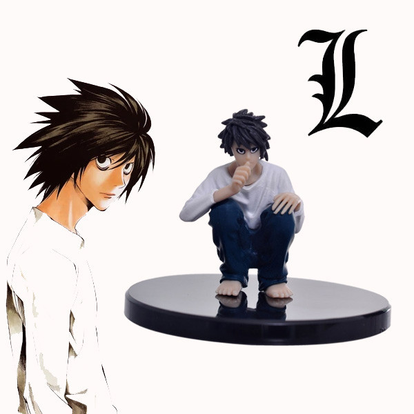 فیگور مدل انیمه دفترچه مرگ Death Note طرح ال و ریوک مجموعه 2 عددی
