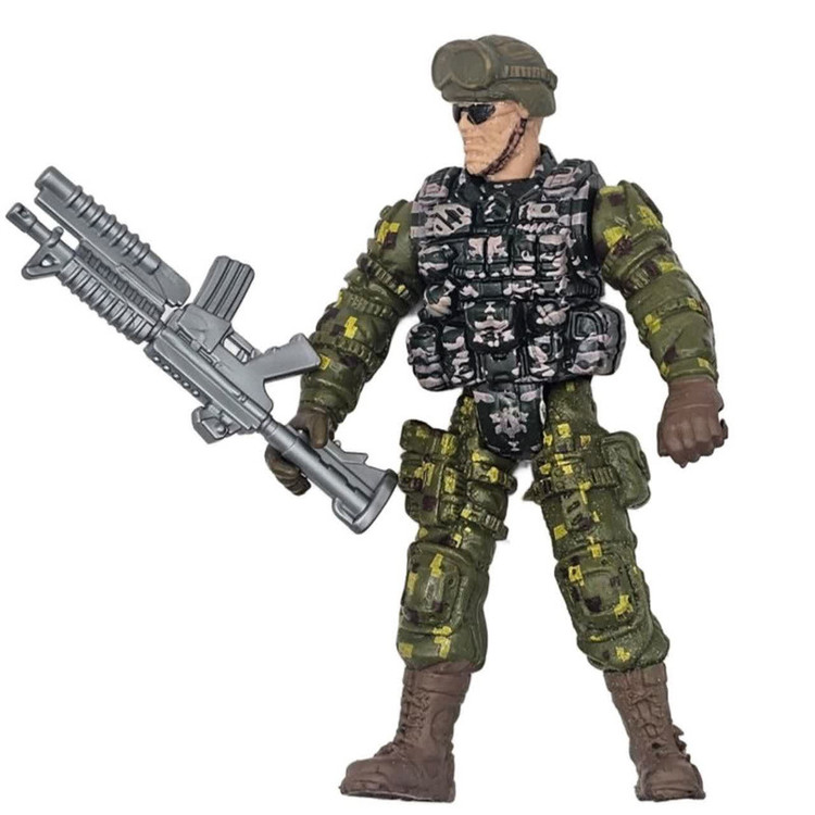 فیگور ناب سل مدل سرباز تفنگدار کد SPECIALFORCES NAAB002 ارتفاع 10سانتی متر