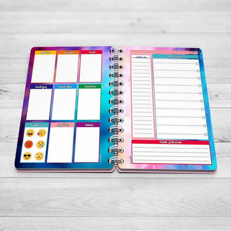 دفتر برنامه ریزی مستر راد طرح الماس کد k-pop-1520