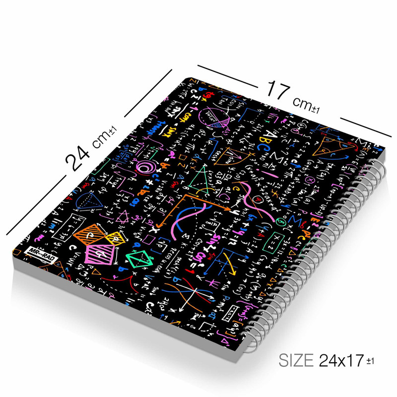 دفتر مشق 50 برگ مستر راد مدل ریاضی کد math 1719