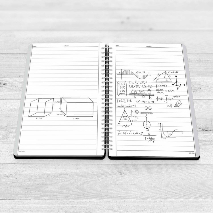 دفتر مشق 50 برگ مستر راد مدل ریاضی کد math 1719