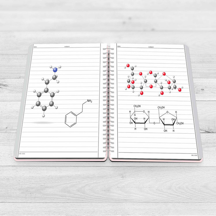 دفتر مشق مستر راد مدل دفتر شیمی طرح فرمول کد chemistry love 1717