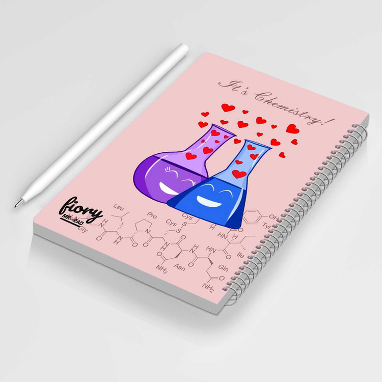 دفتر مشق مستر راد مدل دفتر شیمی طرح فرمول کد chemistry love 1717