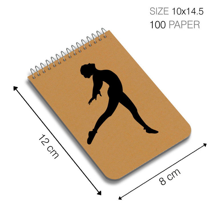 دفترچه یادداشت 100 برگ مستر راد طرح ورزش کد sport 1701