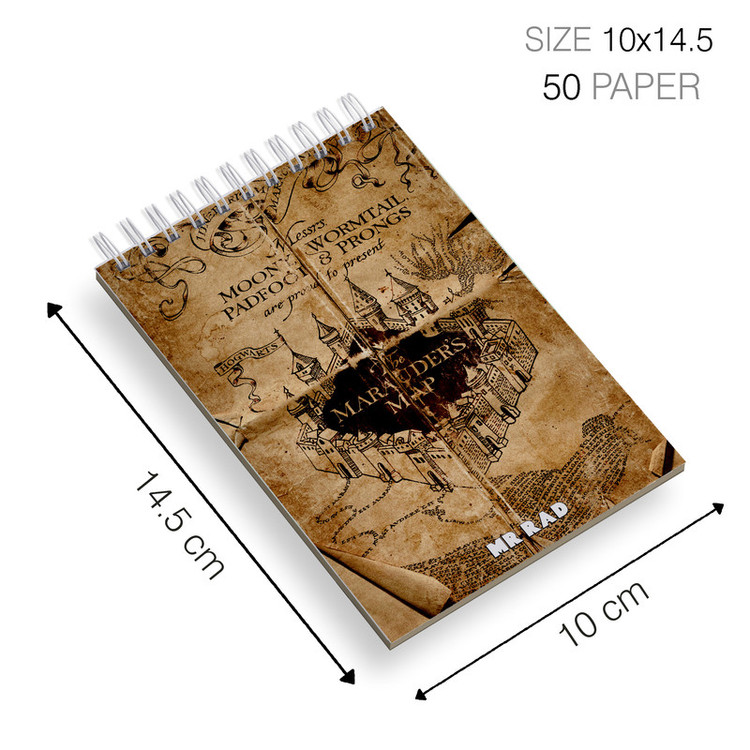 دفتر مستر راد طرح نقشه غارتگر هریپاتر کد Big Bang-1521