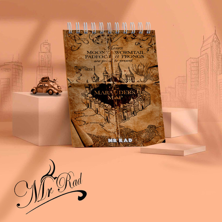 دفتر مستر راد طرح نقشه غارتگر هریپاتر کد Big Bang-1521