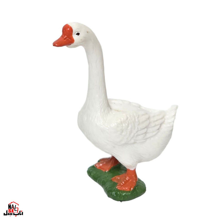 فیگور ناب سل مدل غاز کد WHITE GOOSE NAAB020 ارتفاع 6 سانتی متر