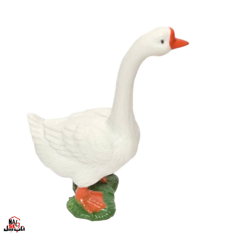 فیگور ناب سل مدل غاز کد WHITE GOOSE NAAB020 ارتفاع 6 سانتی متر
