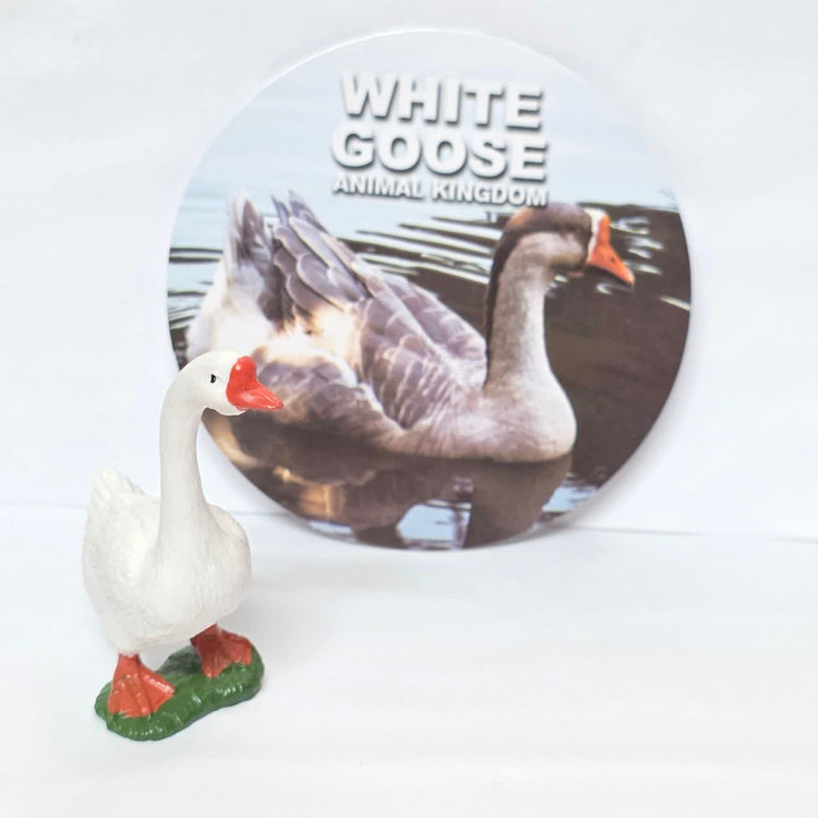 فیگور ناب سل مدل غاز کد WHITE GOOSE NAAB020 ارتفاع 6 سانتی متر
