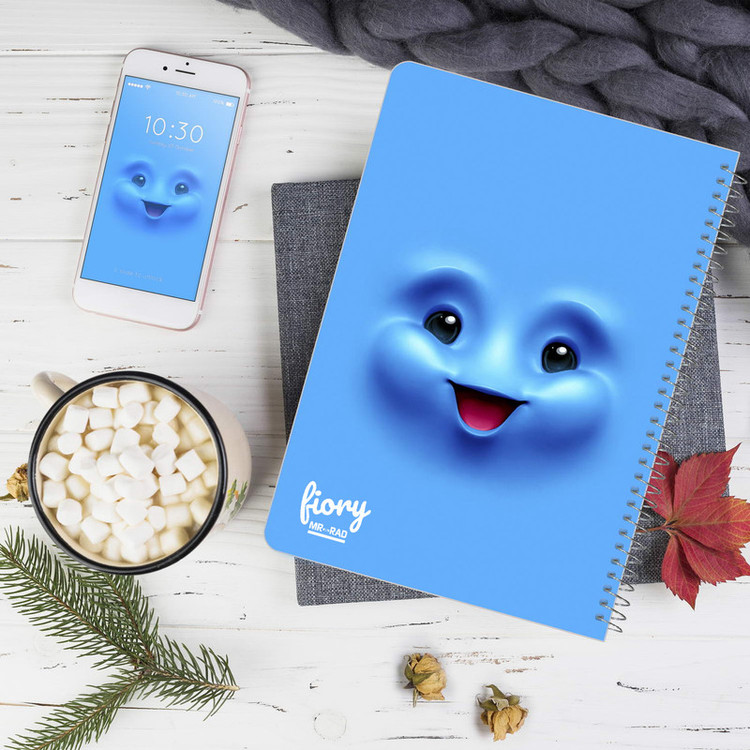 دفتر مشق مستر راد مدل ایموجی کیوت کد funny face 1569
