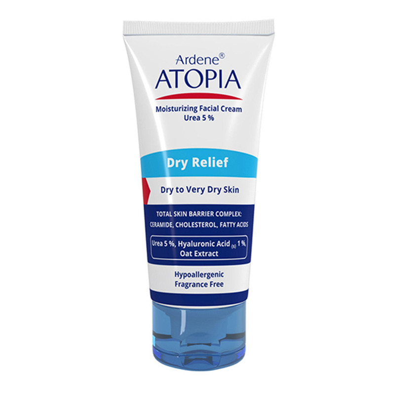 کرم مرطوبکننده صورت آردن آتوپیا مدل Dry Relief حجم 50 میلیلیتر