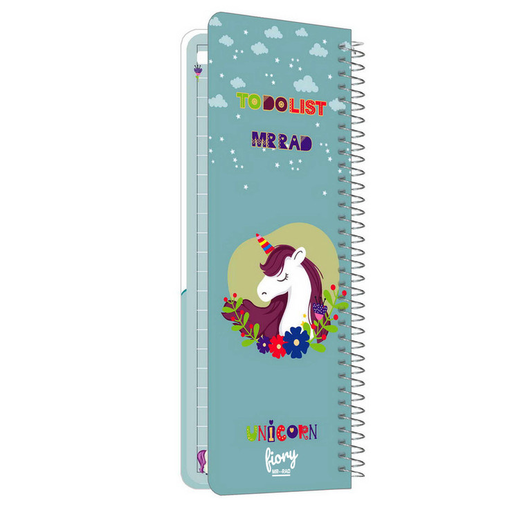 دفترچه یادداشت مستر راد مدل to do list طرح یونیکورن کد 1576 unicorn