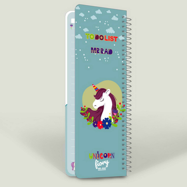 دفترچه یادداشت مستر راد مدل to do list طرح یونیکورن کد 1576 unicorn