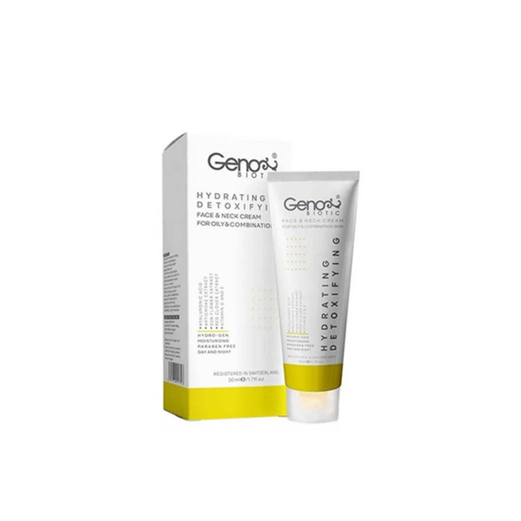 کرم آبرسان ژنوبایوتیک مدل Oily Detoxifing حجم 50 میلیلیتر