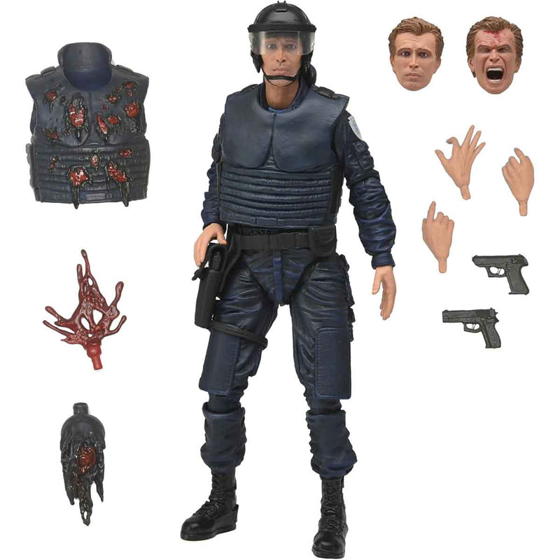 اکشن فیگور نکا مدل روبوکاپ طرح الکس مورفی Robocop Alex Murphey مجموعه 9 عددی