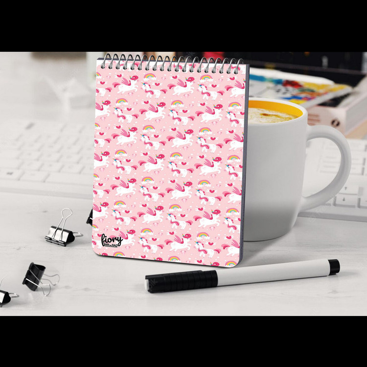 دفترچه یادداشت 50 برگ مستر راد طرح اسب تک شاخ کد unicorn 1201