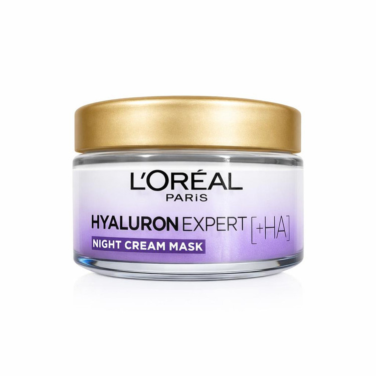 کرم ضد چروک شب لورآل مدل Hyaluron Expert مناسب برای پوست خشک حجم 50 میلی لیتر