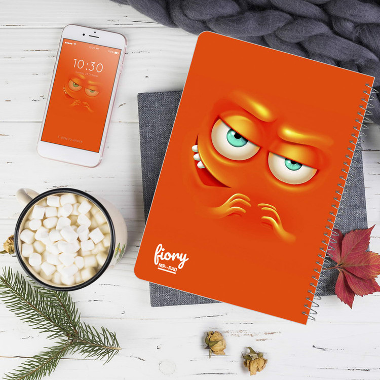 دفتر مشق مستر راد مدل ایموجی طرح زیرک کد 1567 Emoji